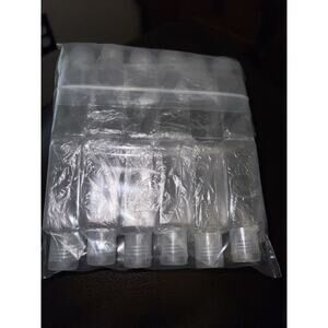 2 OZ Refillable Travel Bottle Flip Top Cap Liquids Gels Empty Bottles BULK X 12